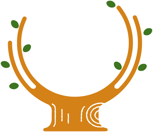 枝分かれした木のイラスト